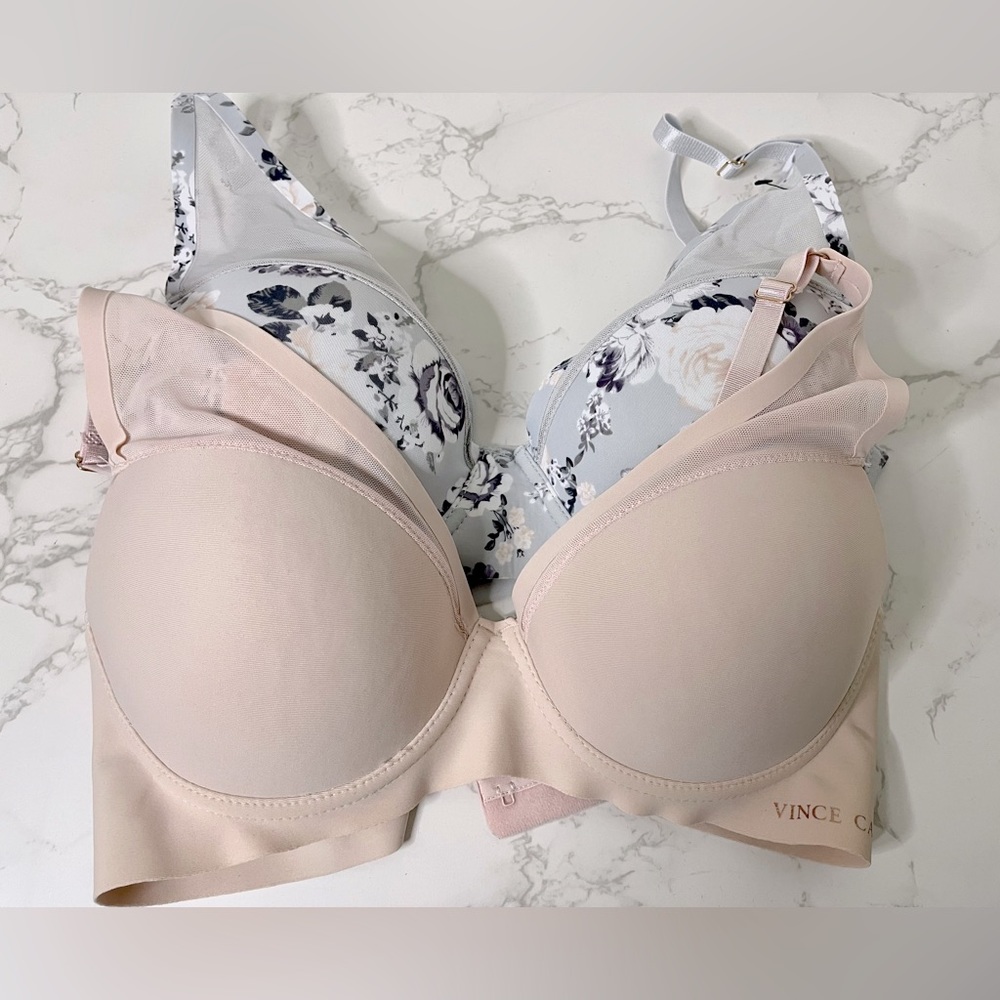 2 for 1 Vince Camuto Bras 34B Mush Cut Outs